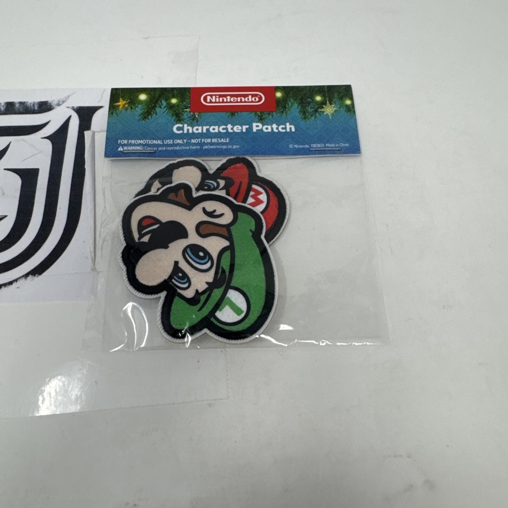 Nintendo Character patch Mario Luigi 2.5" Adhesive Promotional Clothing patches